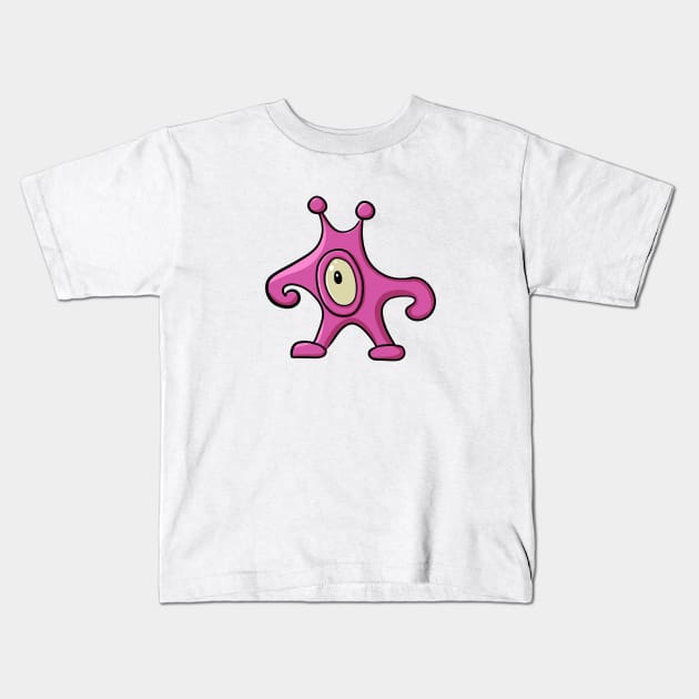 Cartoon monster Kids T-Shirt by AdJohnson